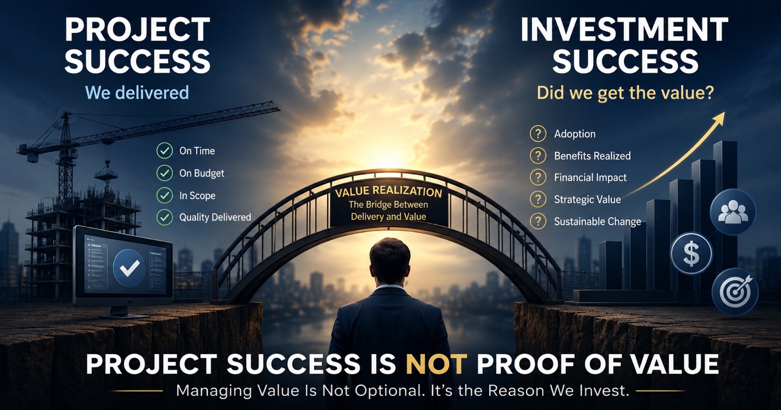 Project success and investment value realization
